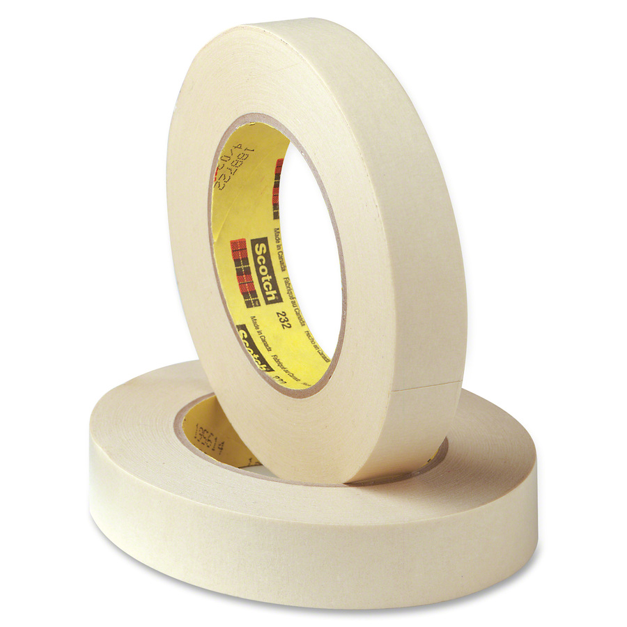 Scotch 232 Highperformance Masking Tape 60 yd Length x 1" Width 6.