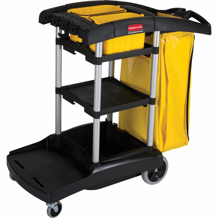 Rubbermaid 9T7200BK, Rubbermaid High Capacity Cleaning Cart