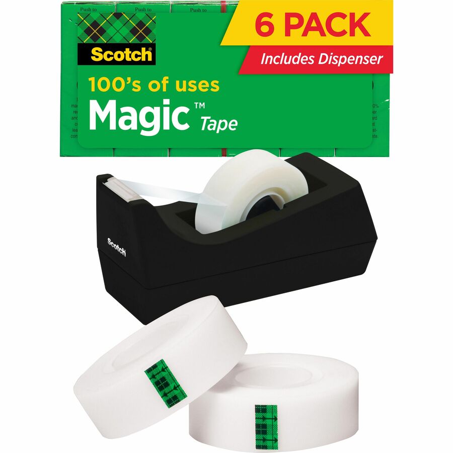 Scotch 3/4"W Magic Tape General Purpose/Office Tape 3M