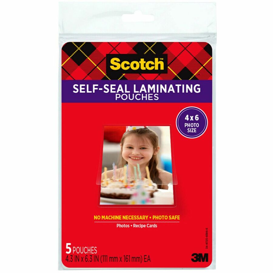 Scotch Selfsealing Photo Laminating Sheets