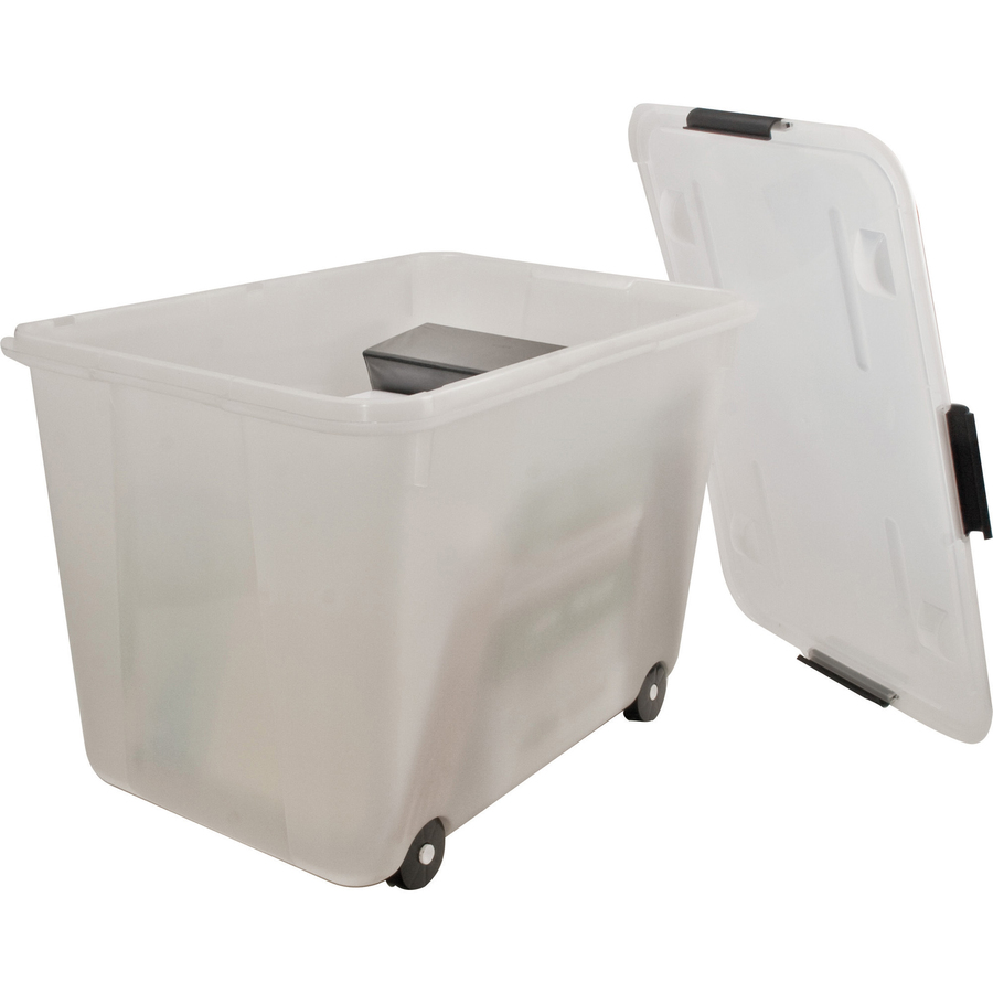AVT34009 Advantus 15gallon Rolling Storage Tub External Dimensions