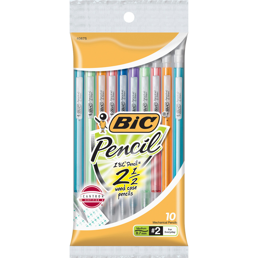 BICMPLP101 BIC® Bic .7mm Mechanical Pencils With Lead 2 Lead 0.7