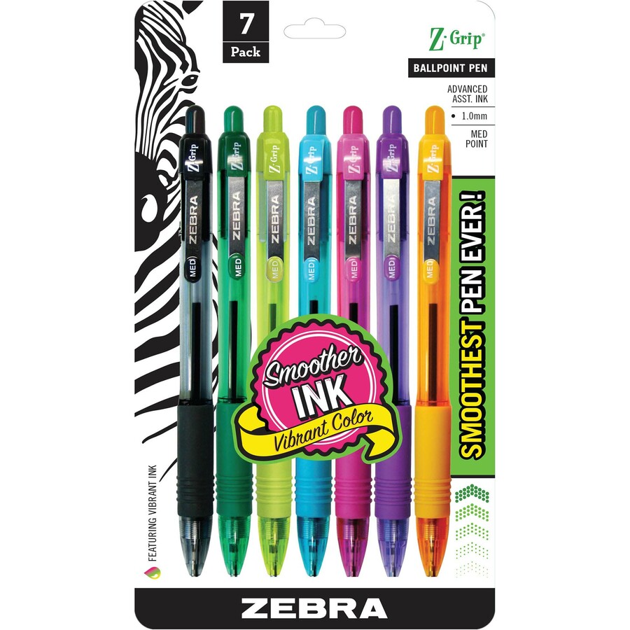 Zebra ZGrip Retractable Ballpoint Pens Zerbee