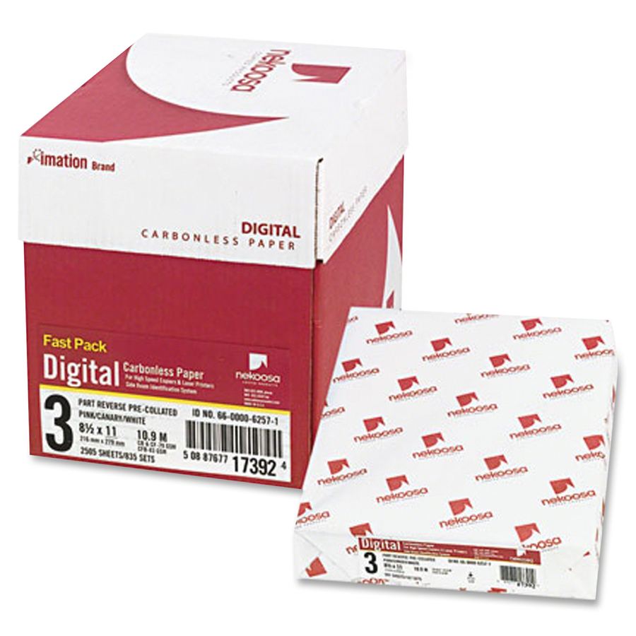 Nekoosa Fast Pack Digital Carbonless Paper Continuous Feed Computer