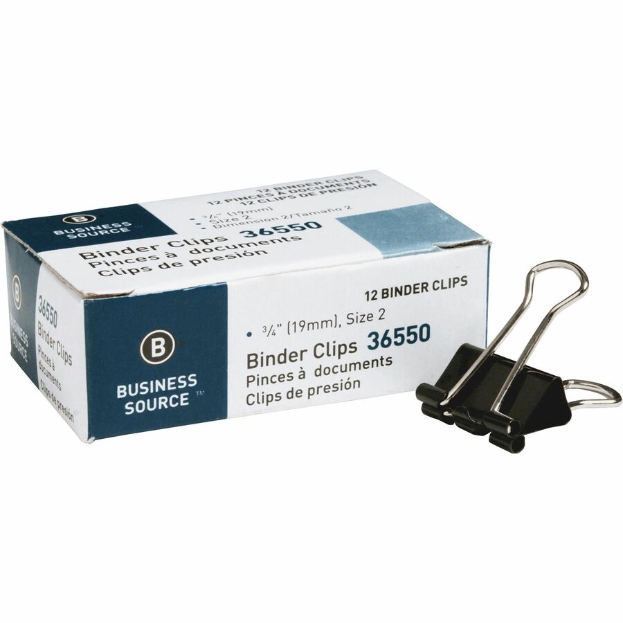 Business Source Foldback Binder Clips Binder / Bulldog Clips