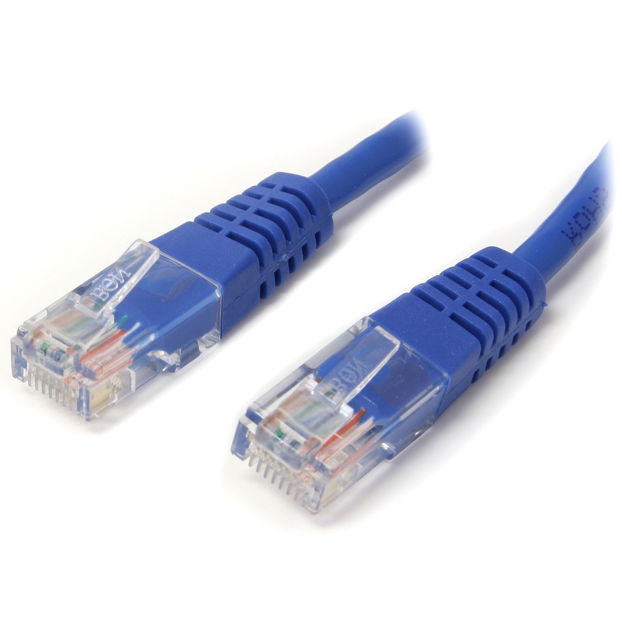 7ft Blue Molded Cat5e UTP Patch Cable Category 5e 7 ft