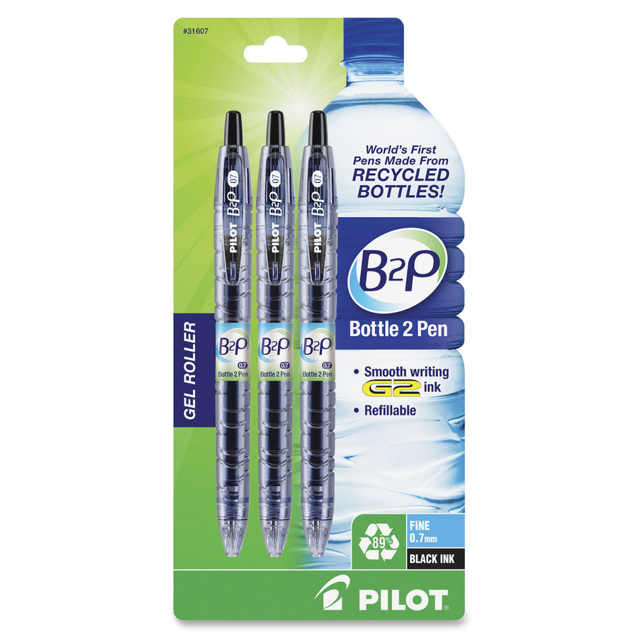 PIL31607 Pilot® Pilot Bottle To Pen (B2p) B2p Begreen Fine Point Gel
