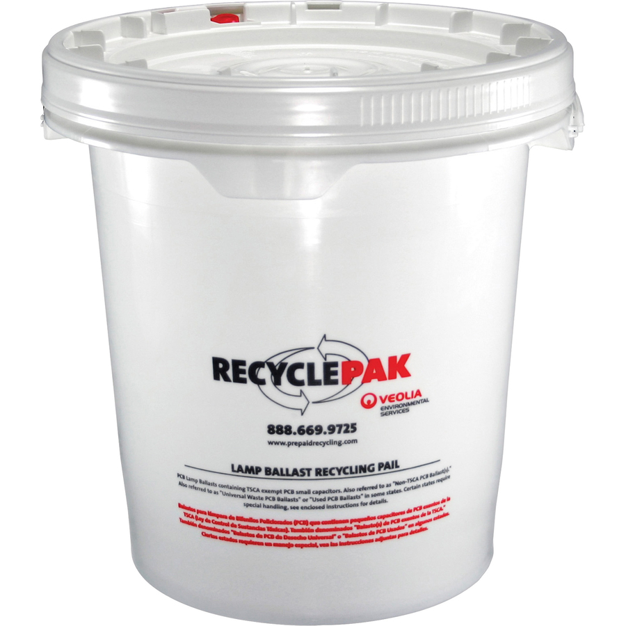 SPDSUPPLY040 RecyclePak Ballast Recycling Pail Zuma