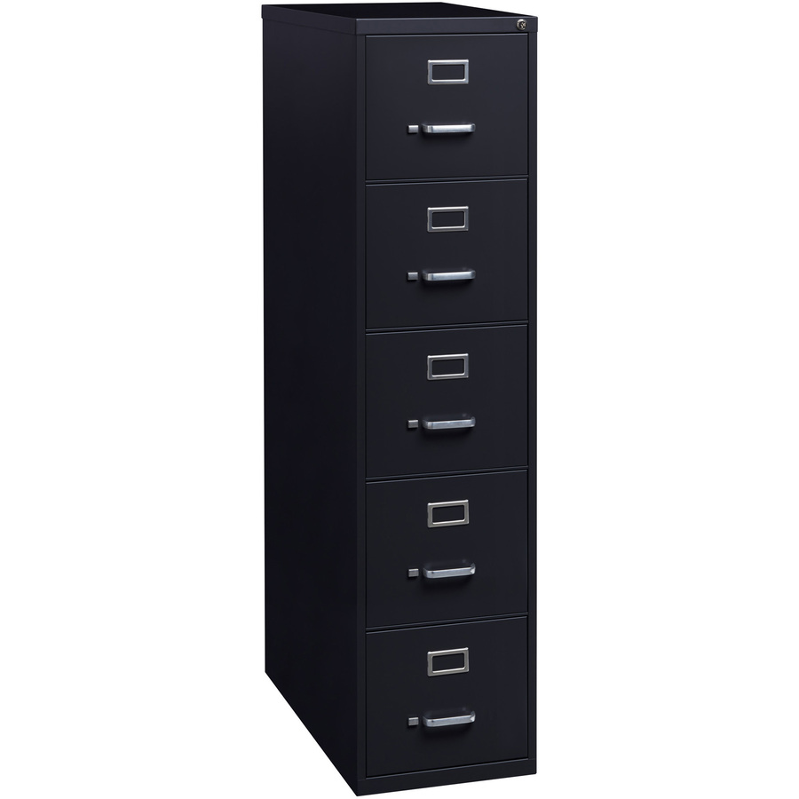 LLR48498 Lorell Commercial Grade Vertical File 5Drawer 15" x 26.5" x 61" 5 x