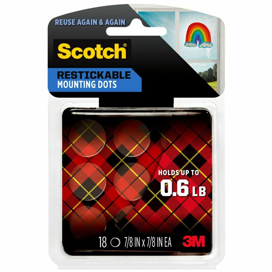 Scotch Restickable Mounting Tabs Apex Office Products, Inc.