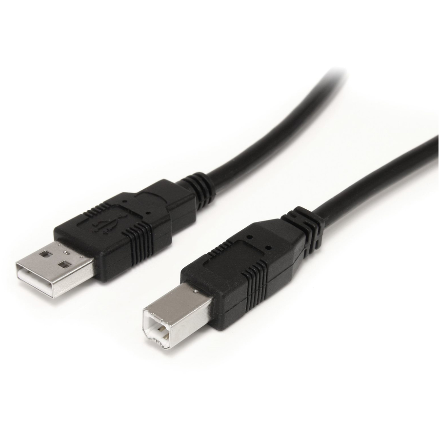 9 m / 30 ft Active USB A to B Cable M/M Black USB 2.0
