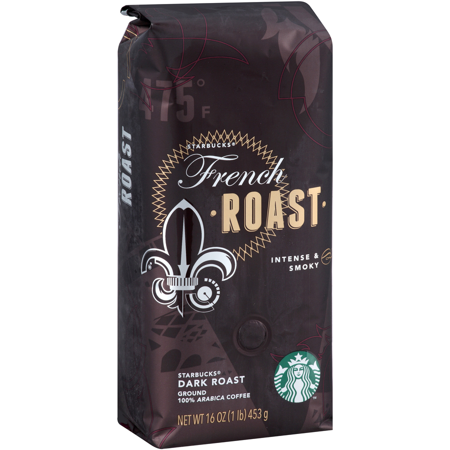 Starbucks 1lb French Roast Dark Ground Coffee Regular Dark/Bold