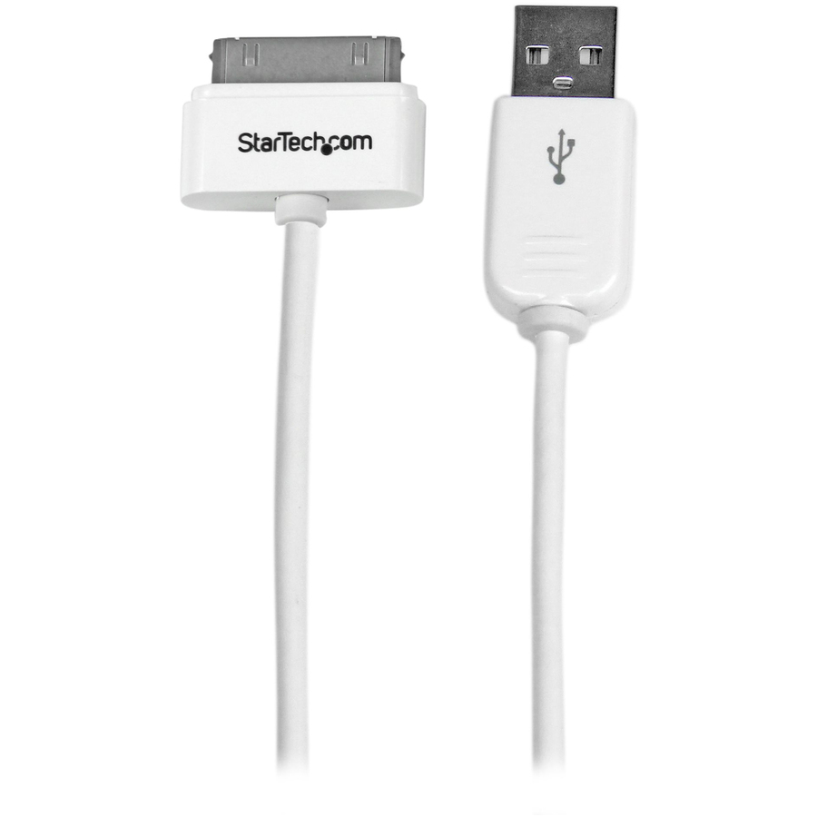 1m (3 ft) Apple® 30pin Dock Connector to USB Cable for
