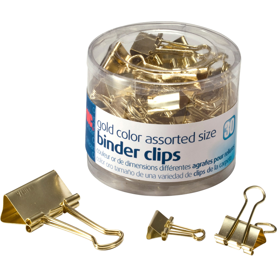 Officemate Assorted Size Binder Clips Butler's Office Equipment and