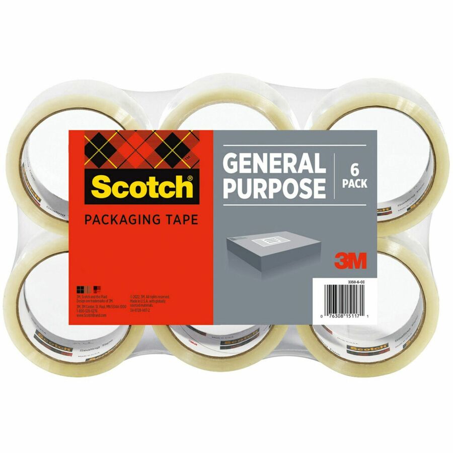 Scotch Lightweight Shipping/Packaging Tape Packing Tape & Dispensers 3M