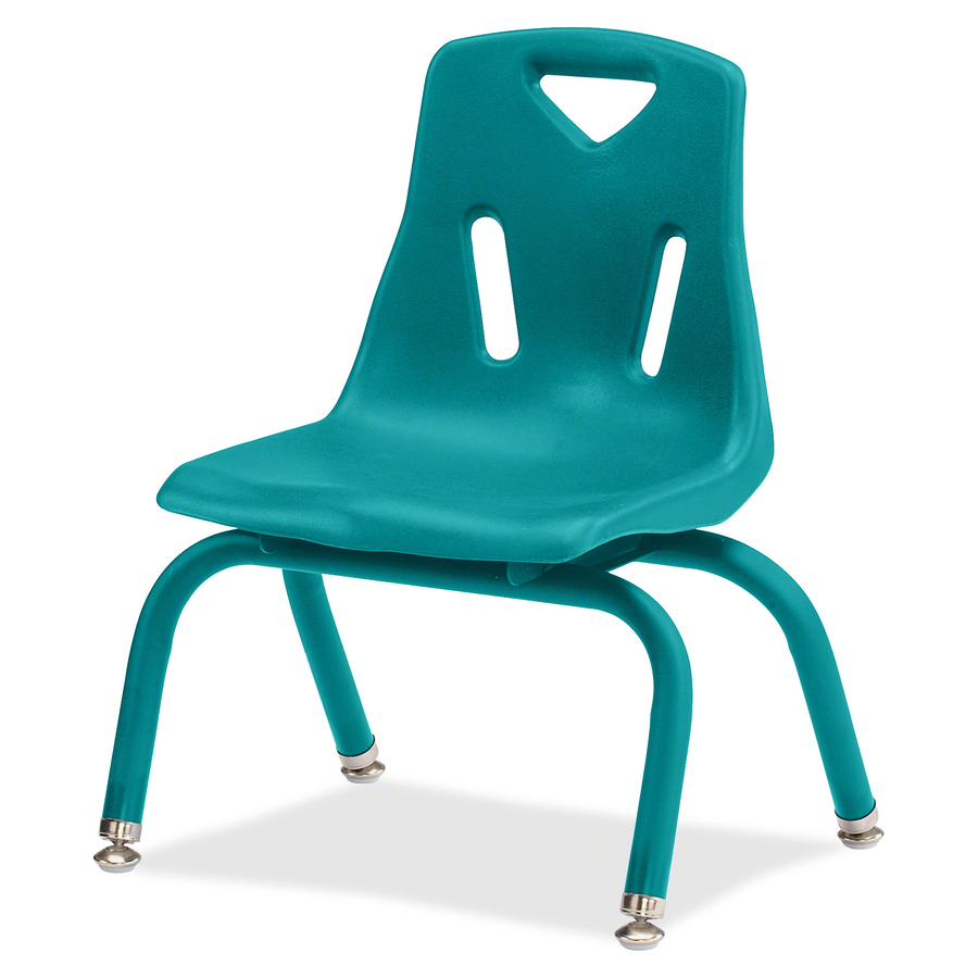 JontiCraft Berries Plastic Chair with Powder Coated Legs Steel Frame