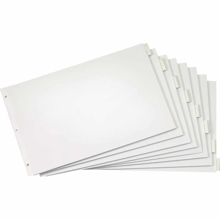 Cardinal Insertable Index Dividers 8 x Divider(s) Blank Tab(s) 8