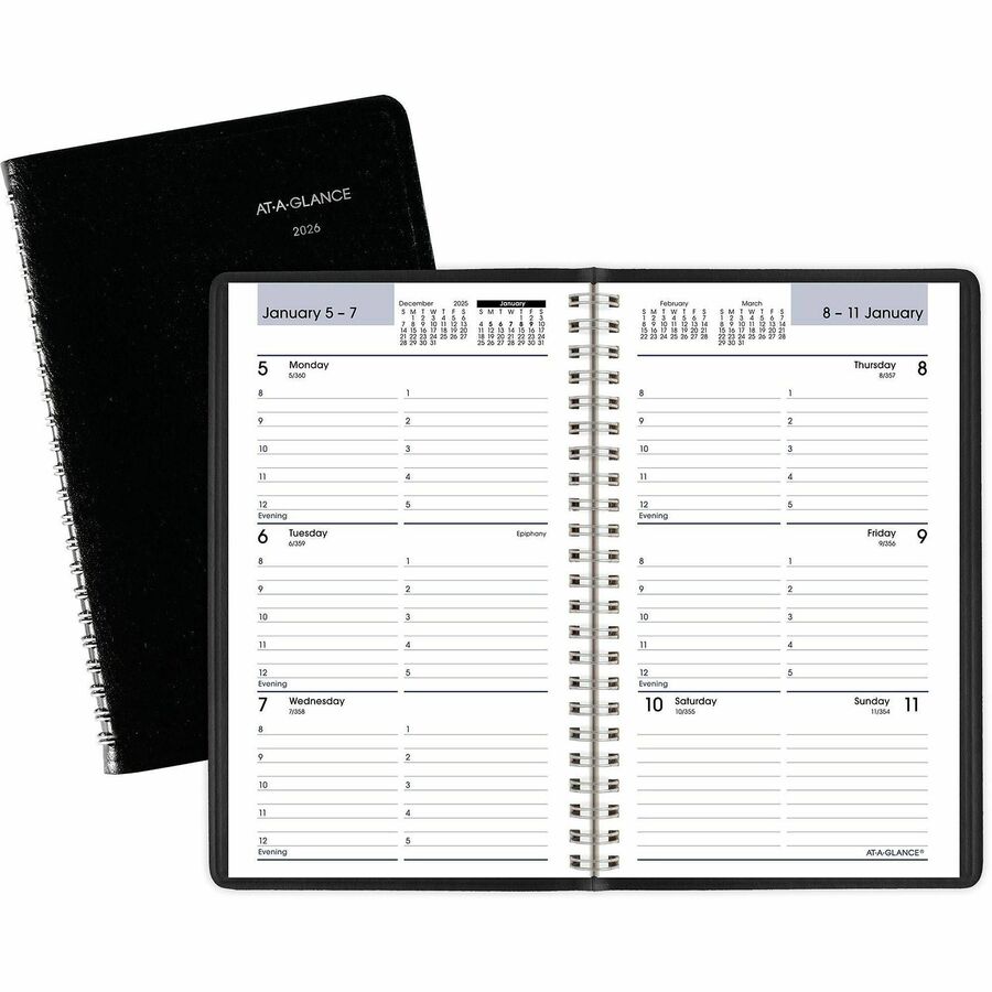 AAGG20000 ATAGLANCE® Dayminder Block Format Weekly Appointment Book