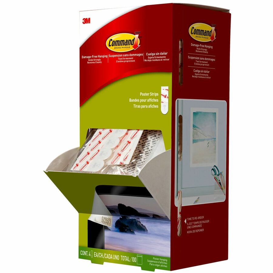 Command Poster Strips Trial Pack Mounting Tape & Putty 3M