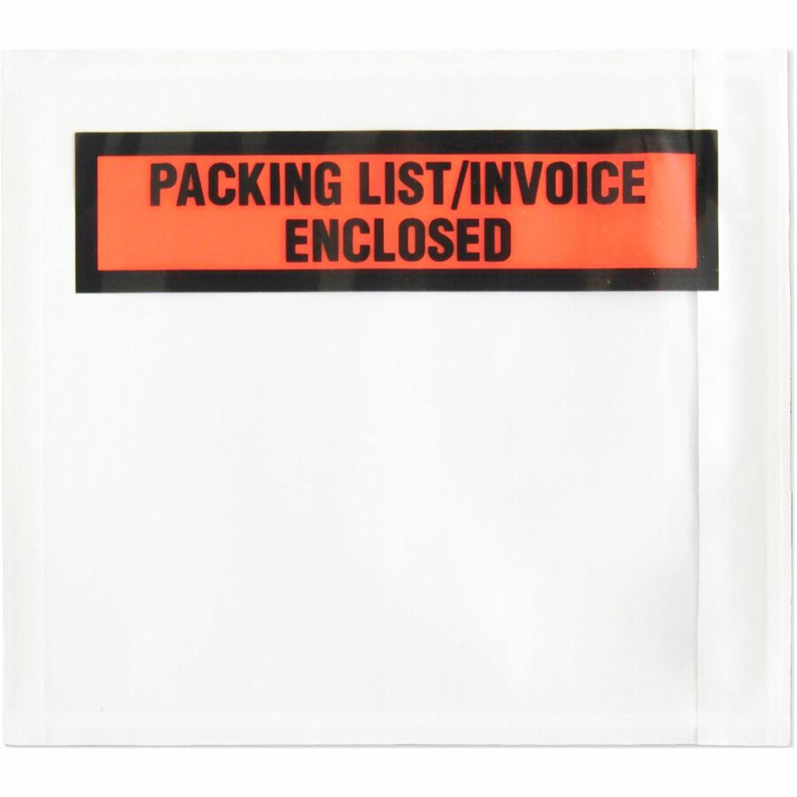 Sparco PreLabeled Waterproof Packing Envelopes Packing Slip Forms
