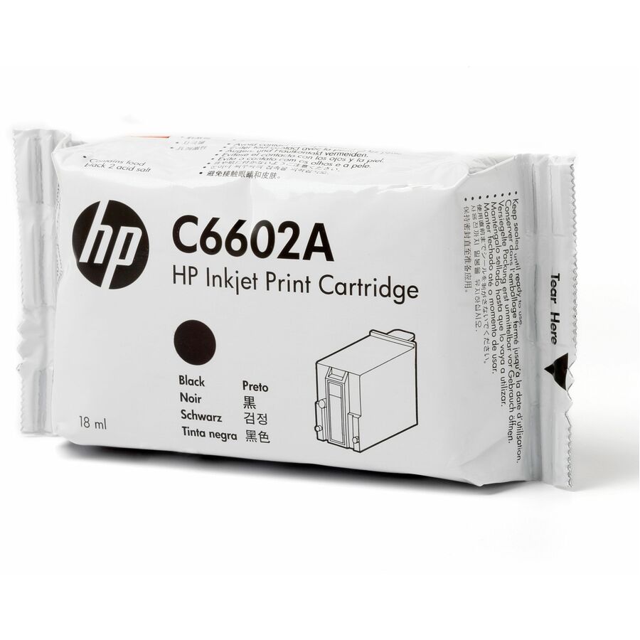 HP (C6602A) Original High Yield Inkjet Ink Cartridge Black 1 Each