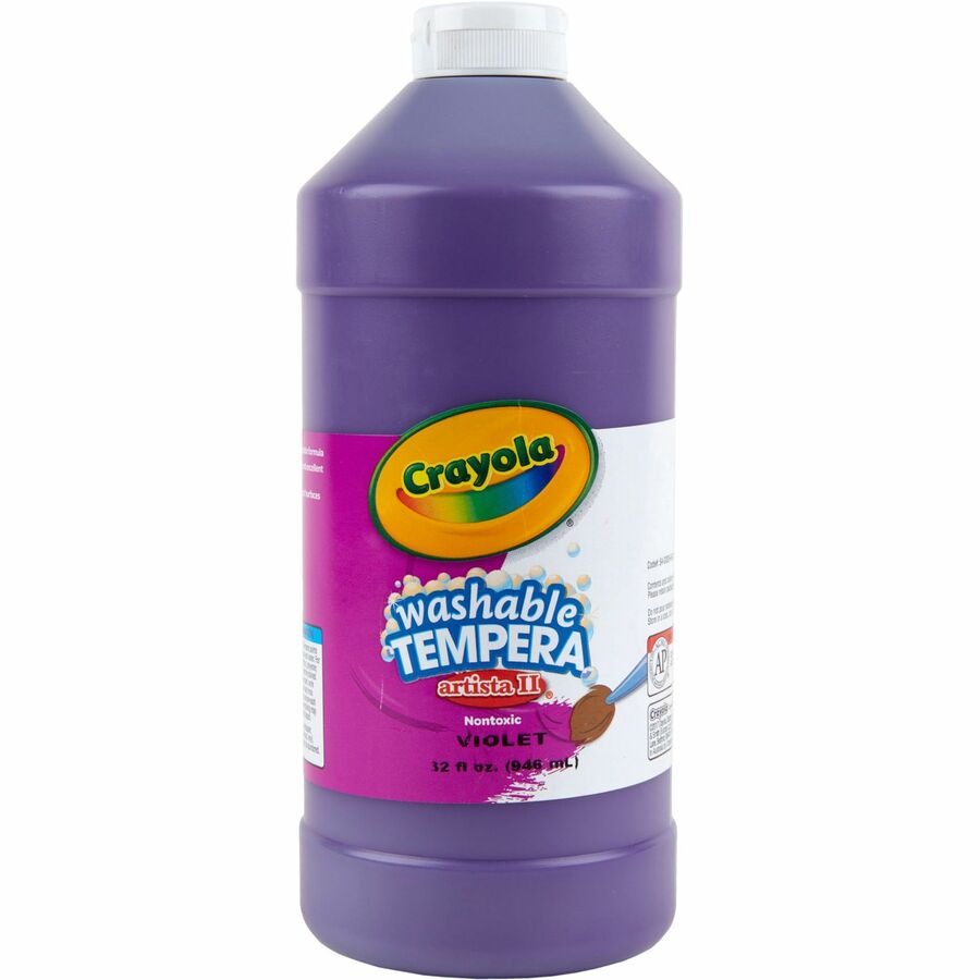 Bulk School Supplies Crayola Washable Tempera Paint CYO543132040