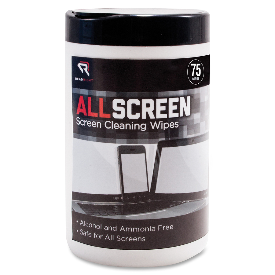 Advantus Read/Right AllScreen Screen Cleaning Wipes Electronics