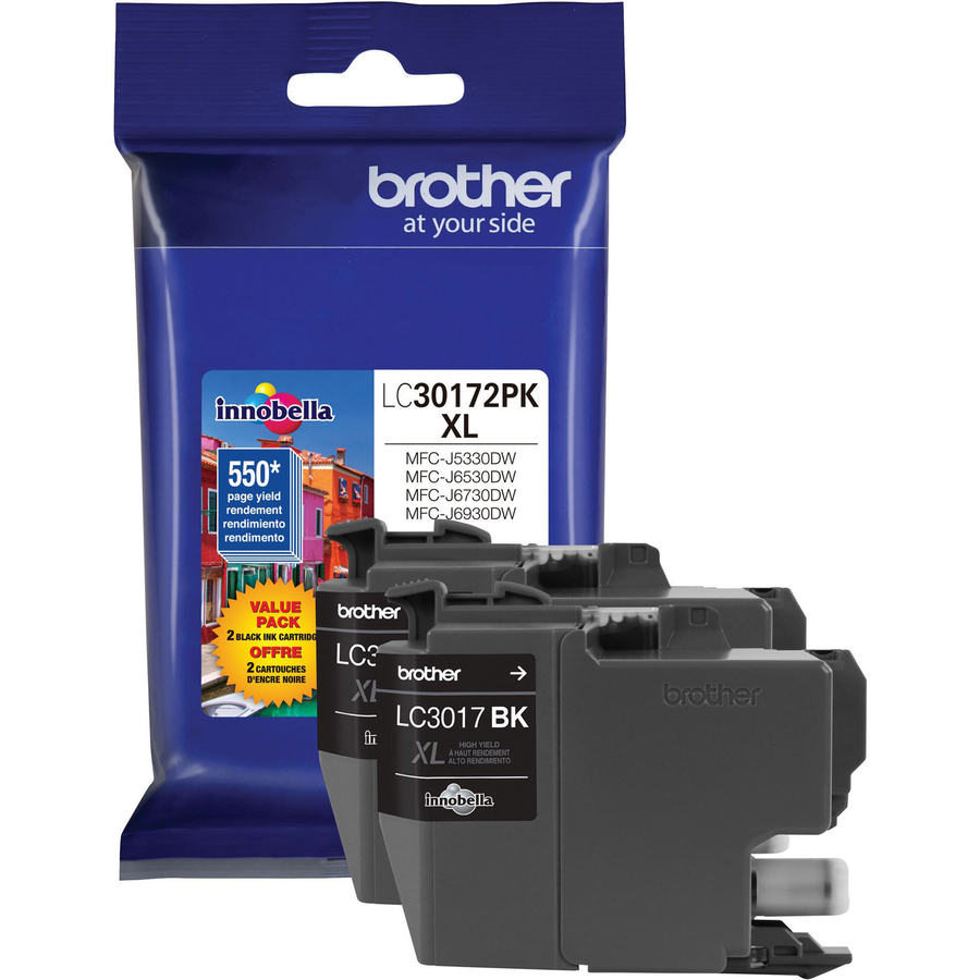 Brother LC30172PK Original High Yield Inkjet Ink Cartridge Black 2