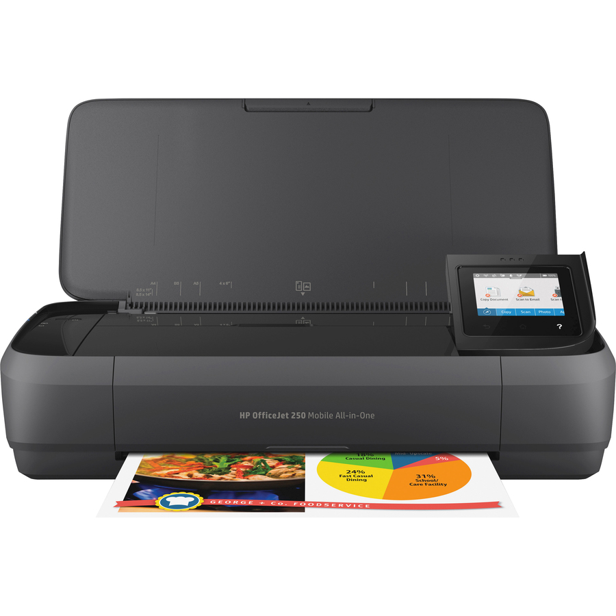HP Officejet 250 Wireless Inkjet Multifunction Printer Color