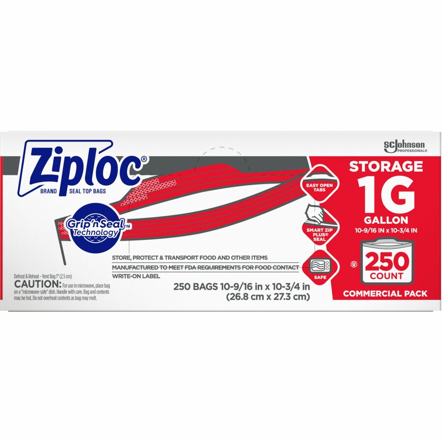 Ziploc® Seal Top Gallon Storage Bags Food Storage S. C. Johnson