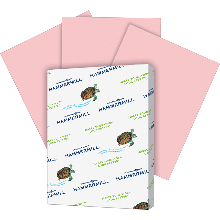 Hammermill Colors Recycled Copy Paper Pink Copy & Printer Paper