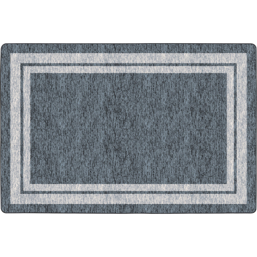 Flagship Carpets Double Light Tone Border Gray Rug Carpets / Rugs