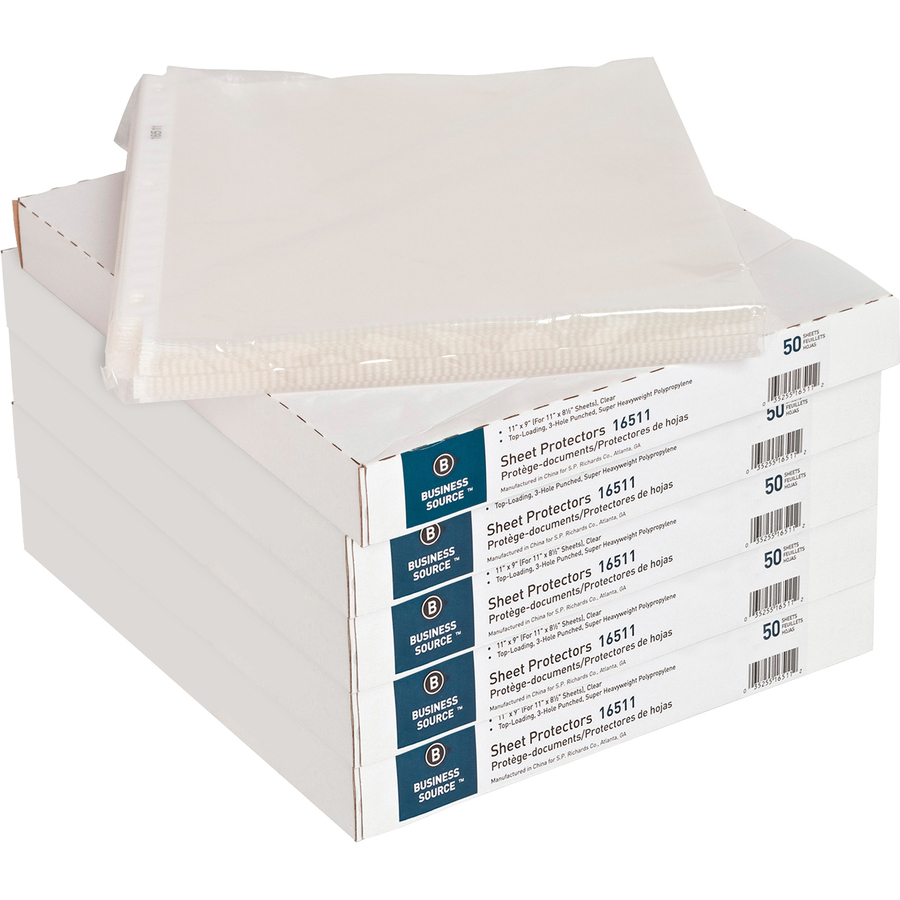 Business Source Sheet Protectors Sheet Protectors Business Source
