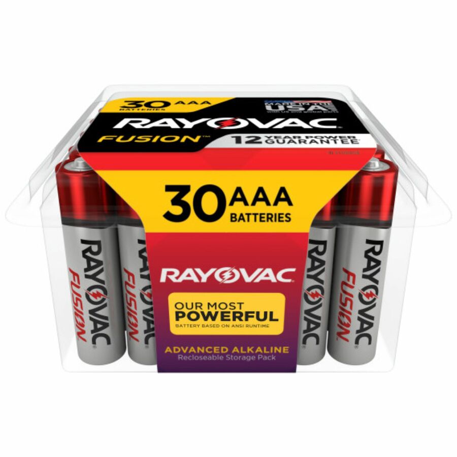Rayovac Fusion Alkaline AAA Batteries Batteries & Battery Chargers