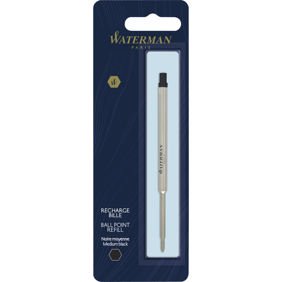 Waterman Black Refill for Ballpoint Pen Refills Newell Brands