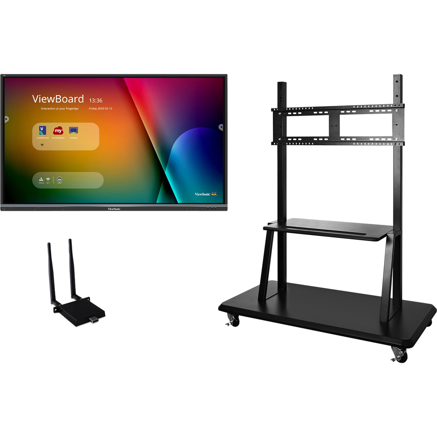 ViewSonic ViewBoard IFP5550 55" Interactive Flat Panel Display Classroom MobileMount Bundle