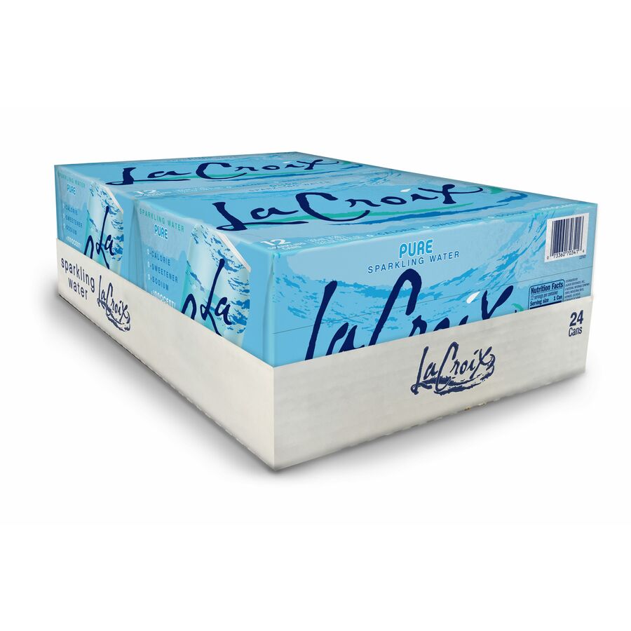LaCroix Pure Sparkling Water 2/12pk/12 fl oz Cans Water National