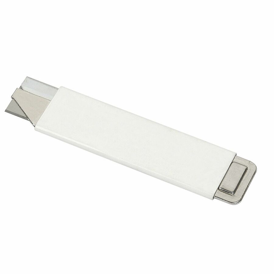 Office Depot® Brand Steel Box Cutters, White, Pack Of 12 Utility Knives, Cutters & Blades