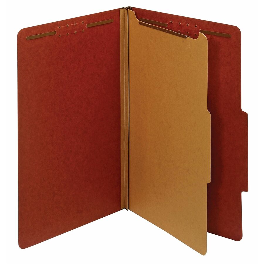 Office Depot 2/5 Tab Cut Legal Recycled Classification Folder