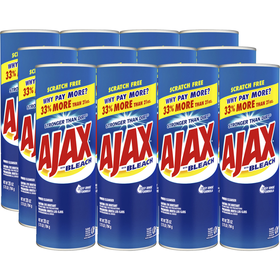 Ajax Powder Cleanser With Bleach Amazon Com Ajax Powder Cleanser With