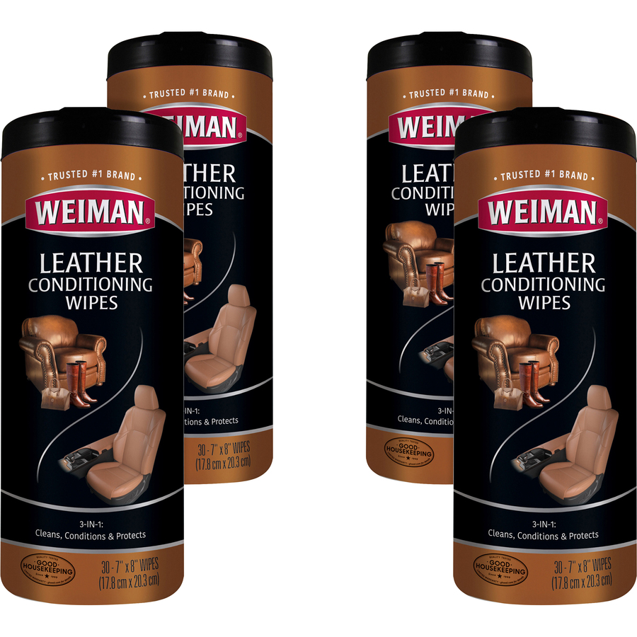 Weiman Products Leather Wipes Cleaning Wipes Weiman Products, LLC