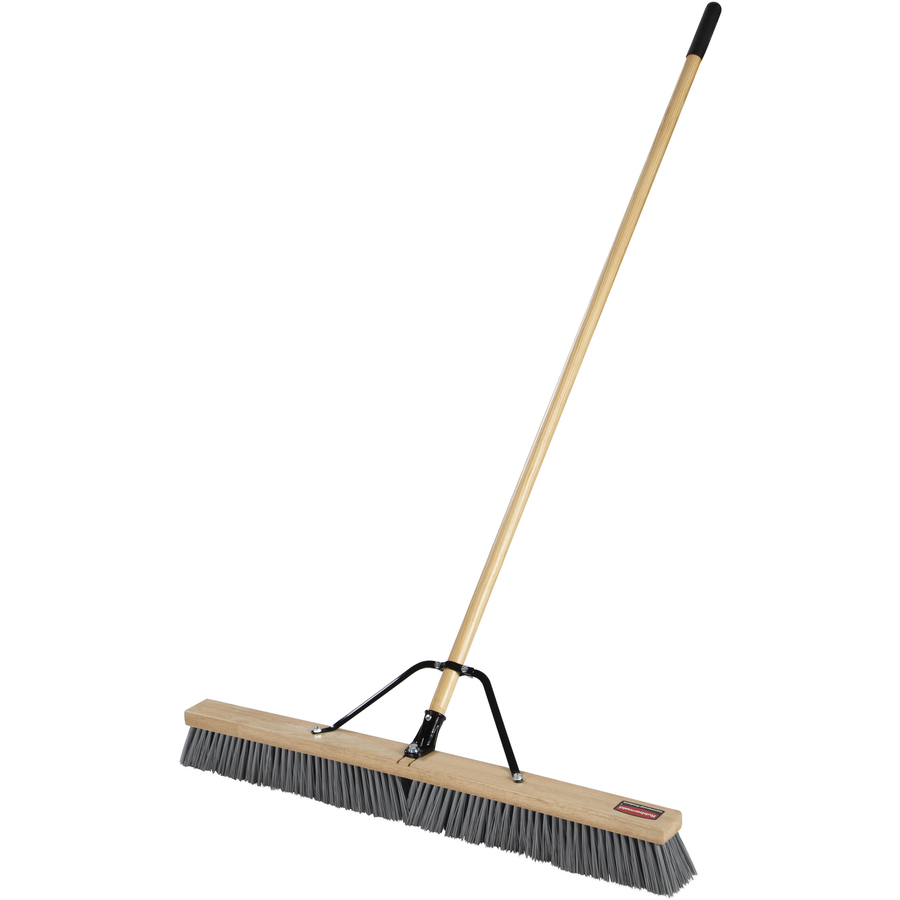 Rubbermaid Commercial Poly Bristle Medium Push Broom Brooms & Sweepers Rubbermaid Commercial