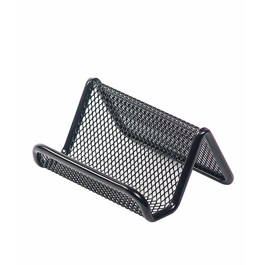 Office Depot® Brand Mesh Business Card Holder, Black Business Card Holders Office Depot