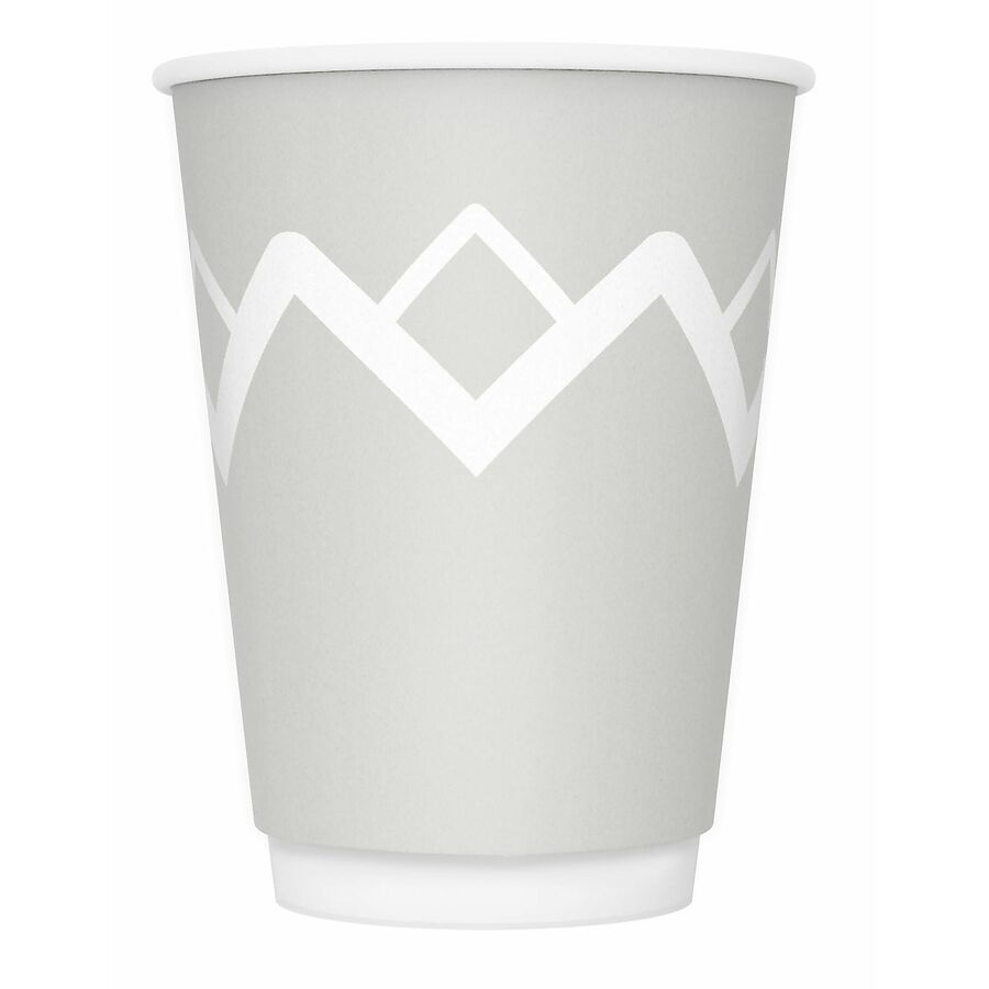 Highmark® Insulated Hot Coffee Cups, 12 Oz, 42 Recycled, Mint Green