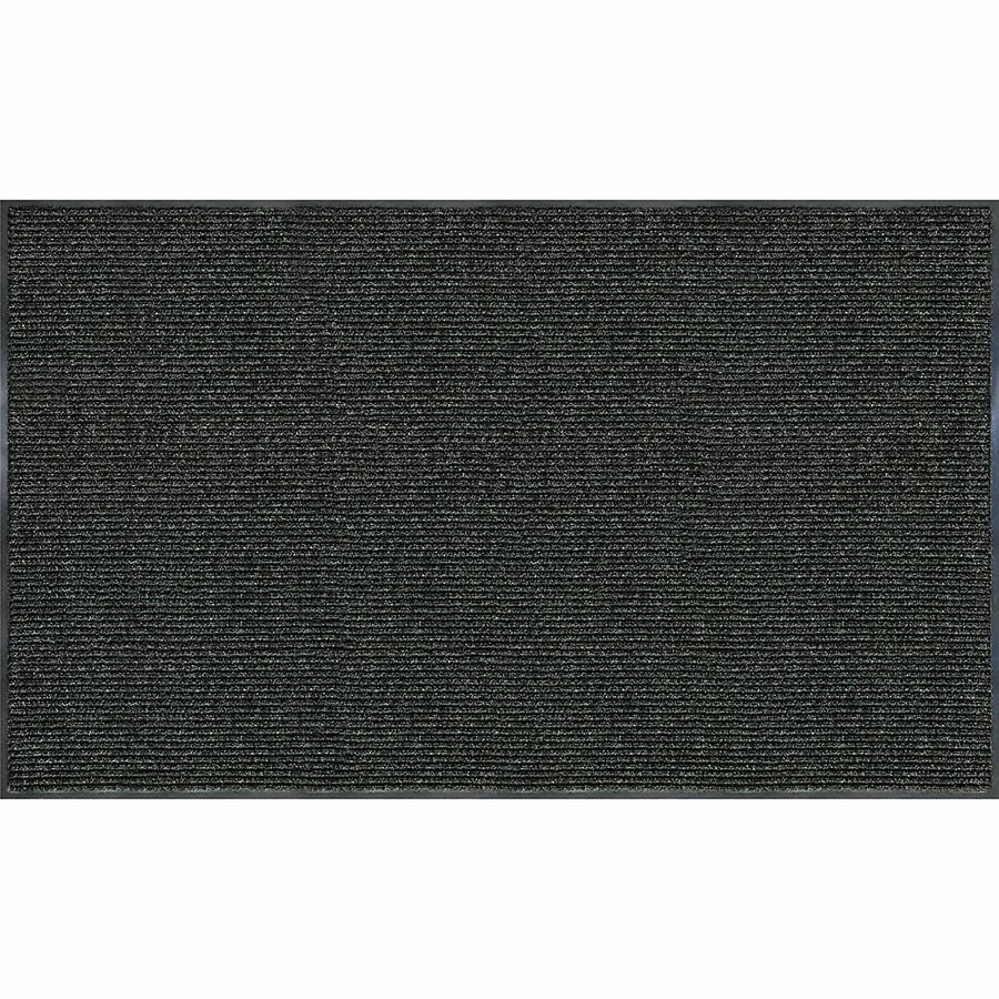 Realspace® Tough Rib Floor Mat, 3' x 5', Charcoal Floor Mats Office