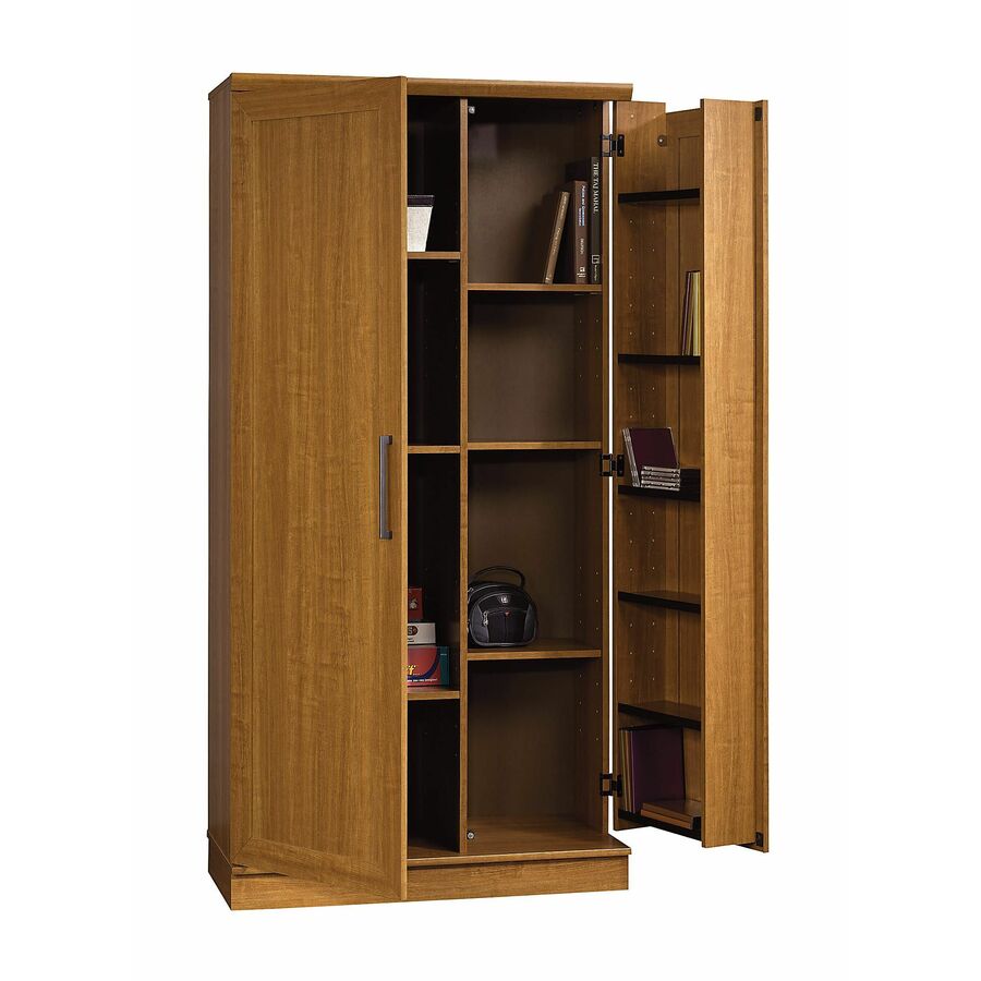 Realspace® 12Shelf Storage 72"H x 36"W, Sienna Oak Storage