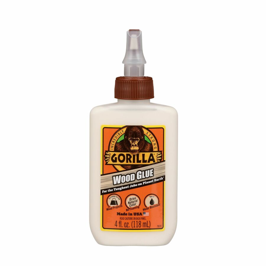 Gorilla Glue Gorilla Wood Glue 4 oz Wood, Project, Indoor, Outdoor