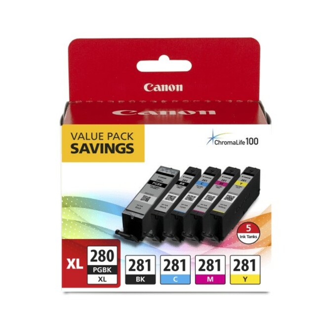 Canon PGI280 XL / CLI281 Original Inkjet Ink Cartridge Value Pack