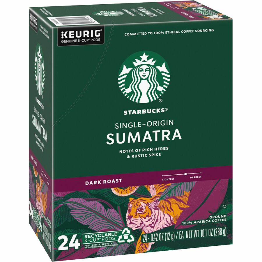 Starbucks KCup Sumatra Coffee Coffee Starbucks Corporation