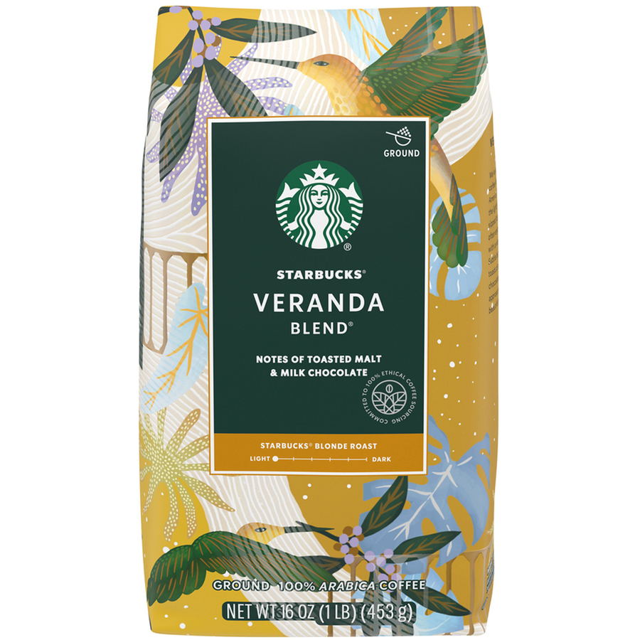 Starbucks Veranda Blend Blonde Roast Ground Coffee Decaffeinated